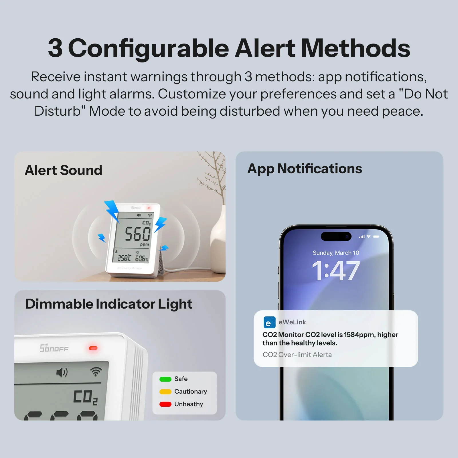 Sonoff AirGuard CO2 Matter Air Quality Monitor - Image 8