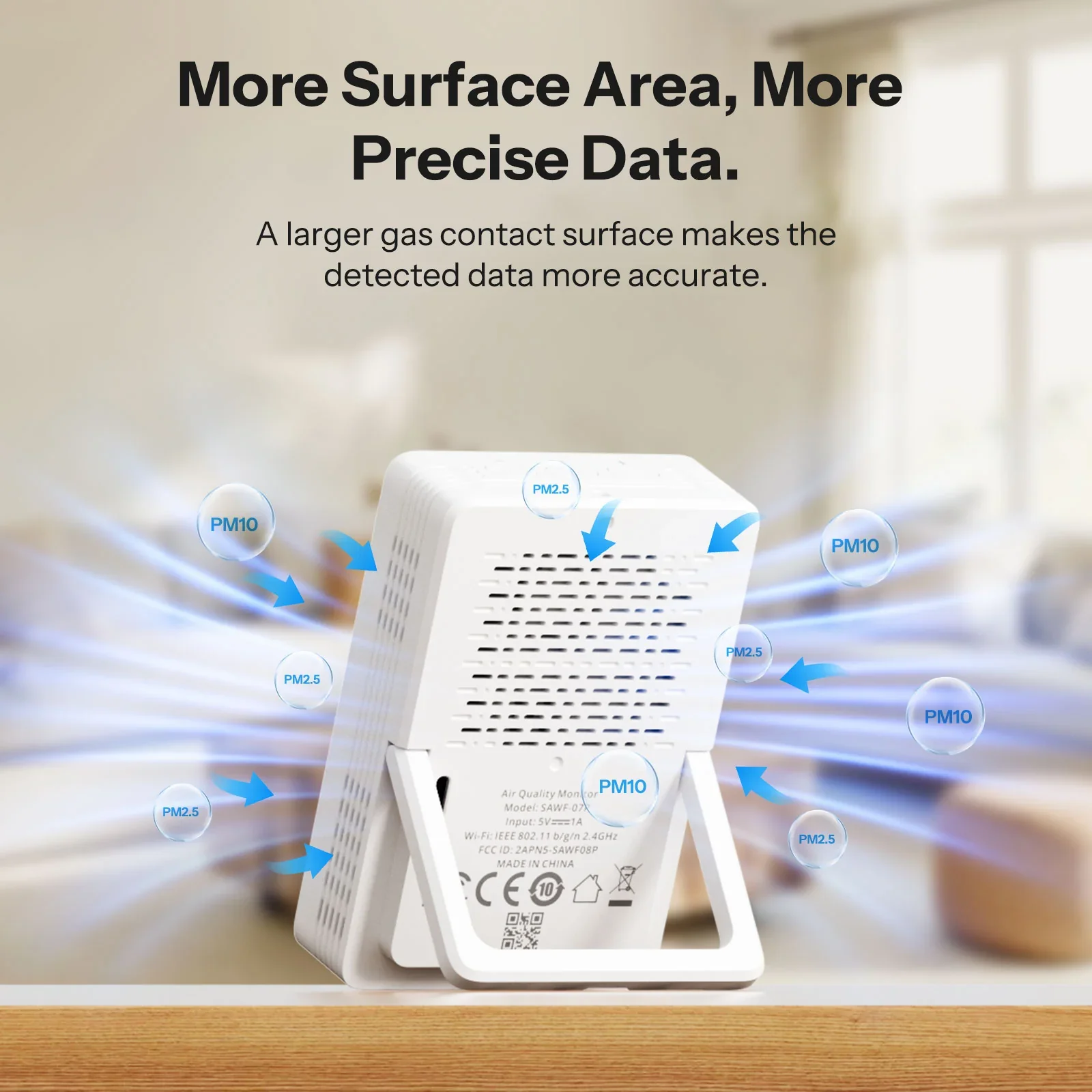 Sonoff AirGuard PM2.5/PM10 Matter Air Quality Monitor - Image 3