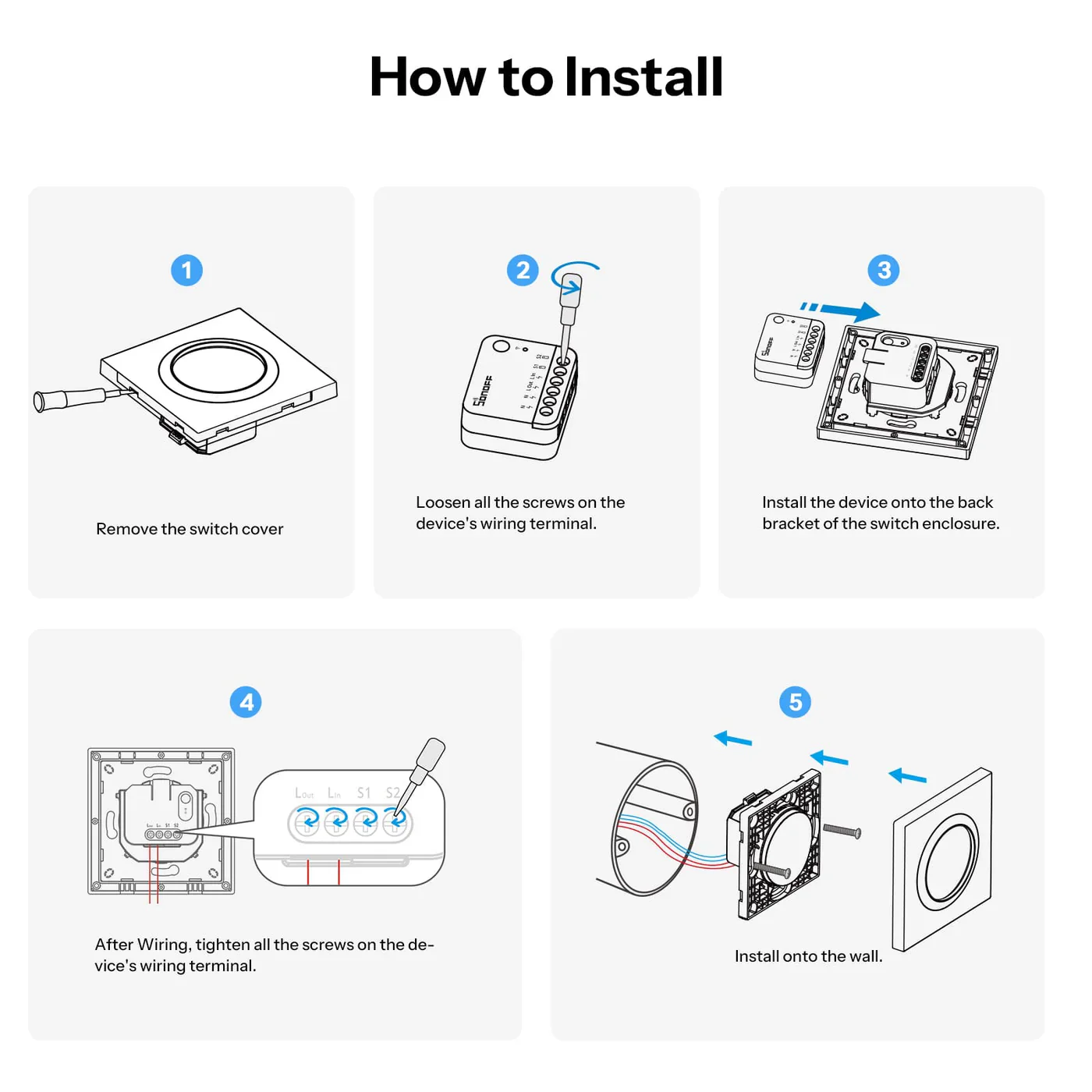 Sonoff Fusion Series 1-Gang Wall Switch Enclosure - Image 5