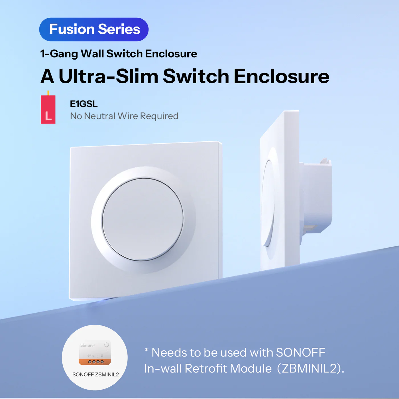 Sonoff Fusion Series 1-Gang Wall Switch Enclosure - Image 7
