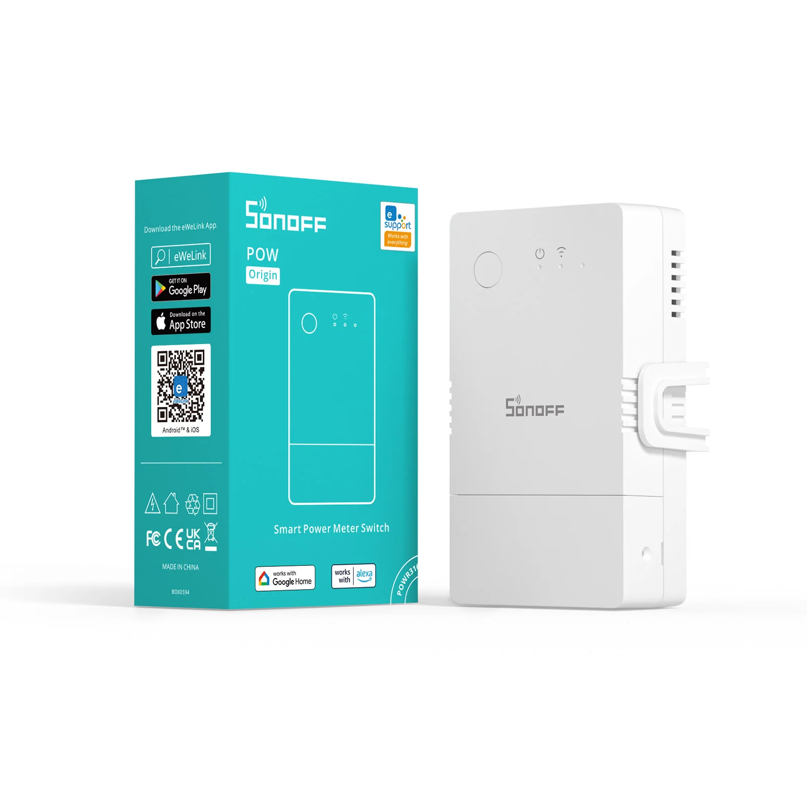 Sonoff Wi-Fi Smart Relay With Power Meter (16A)