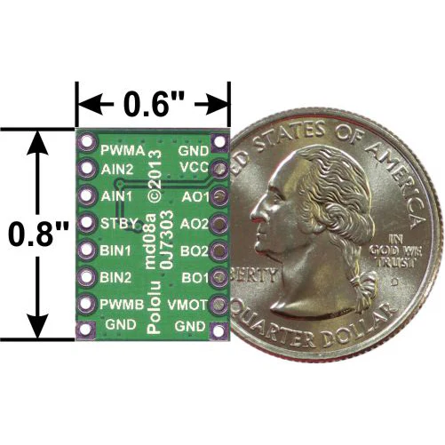 TB6612FNG Dual Motor Driver Carrier - Image 3