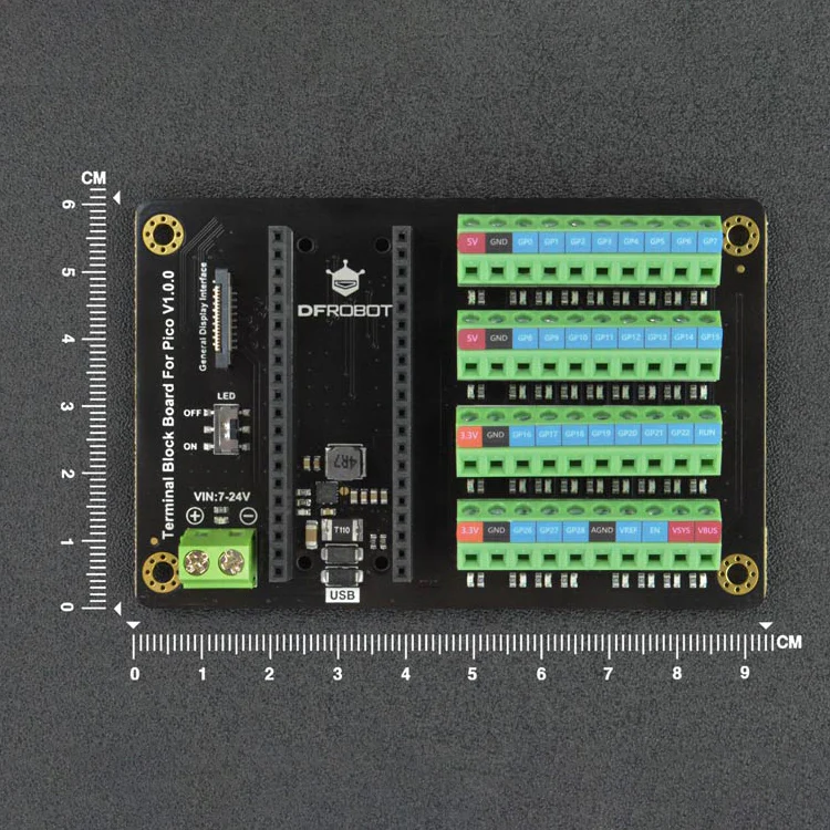 Terminal Block Board for Raspberry Pi Pico - Image 2