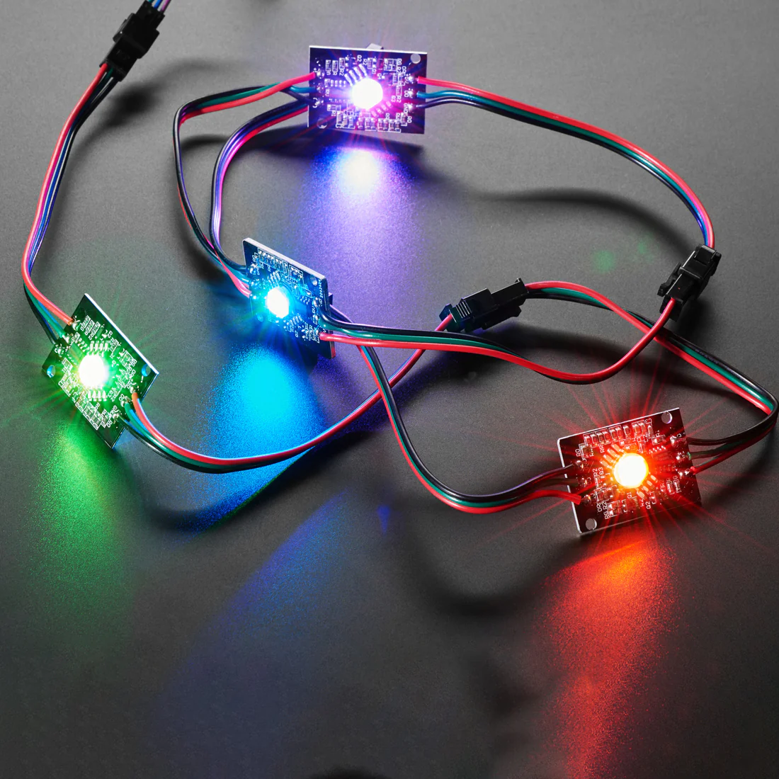 Ultra Bright 4 Watt Chainable RGBW NeoPixel LED - Cool White - ~6000K - Image 3