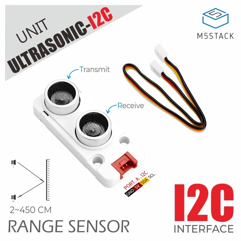 Ultrasonic Distance Unit I2C (RCWL-9620) - Image 2