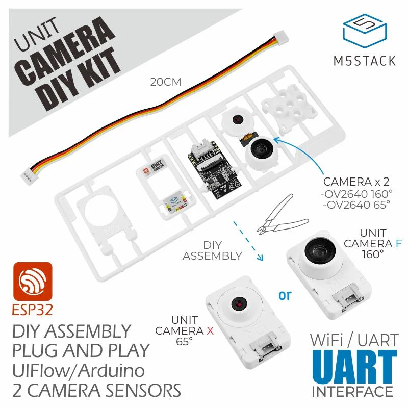 Unit Cam Wi-Fi Camera DIY Kit (OV2640) - Image 10