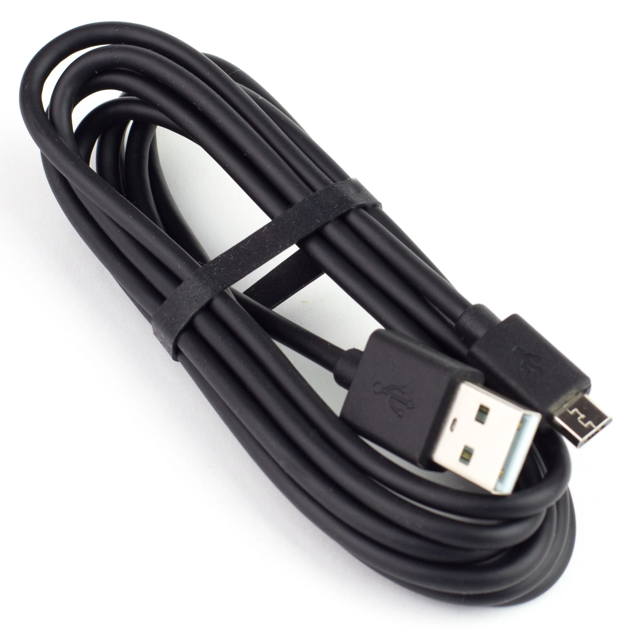USB A to microB cable - Black - Image 2