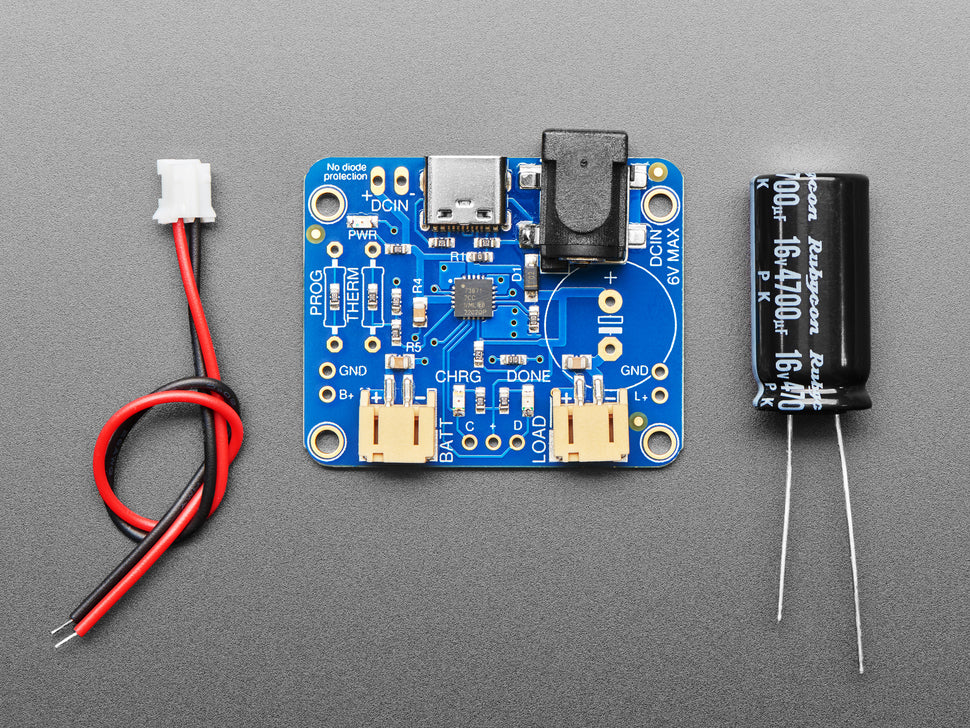 USB / DC / Solar Lithium Ion/Polymer charger - Rev C - Image 3
