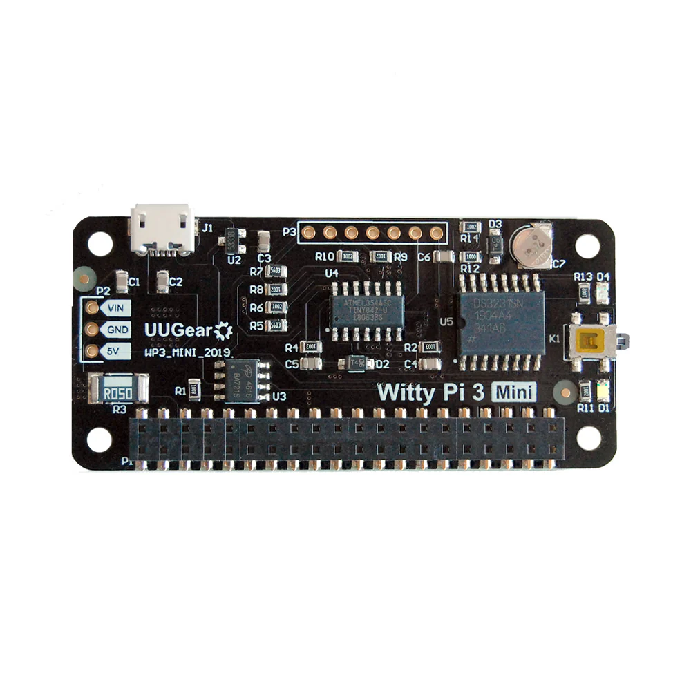 Witty Pi 3 Mini: Realtime Clock and Power Management for Raspberry Pi